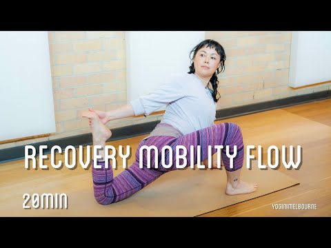 Видео: 20-минутная йога для восстановления подвижности | бёдра и ягодицы | день отдыха