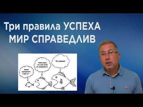 Видео: Три правила успеха. Для кого мир справедлив