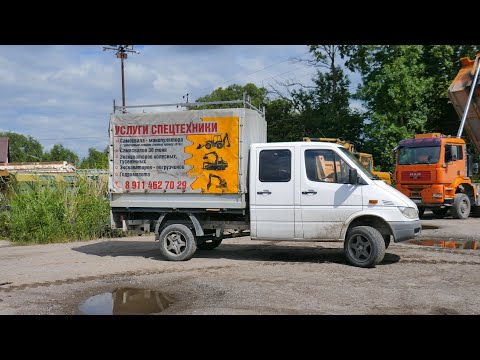 Видео: Мерседес Спринтер 4х4 пневмоподвеска передняя ось