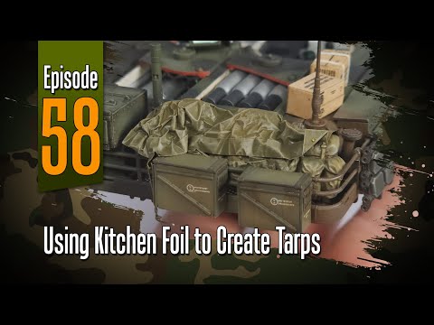 Видео: С литника | Использование кухонной фольги для создания брезента