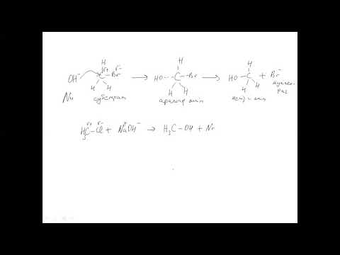 Видео: Галогендердің нуклеофильді орынбасу реакциялары