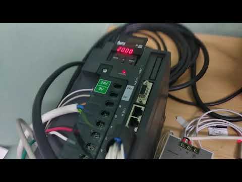 Видео: Особенности внутреннего и внешнего режимов позиционирования  у сервопривода Delta.