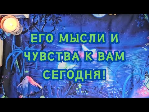 Видео: Его мысли и чувства к Вам сегодня! 🔮😵‍💫😵🥴😦😣