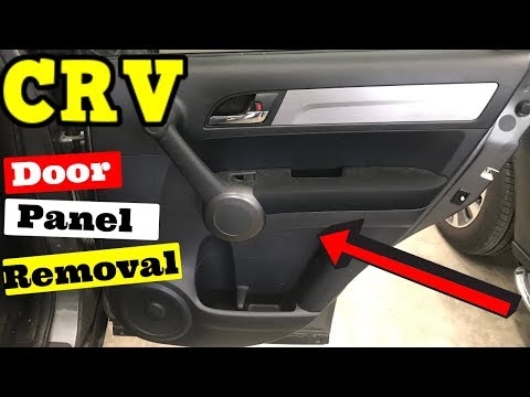 Видео: Снятие задней дверной панели Honda CRV 2007-2011. Как снять