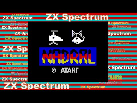 Видео: ZX Spectrum игры прохождение Nadral - аркадная игра 2016