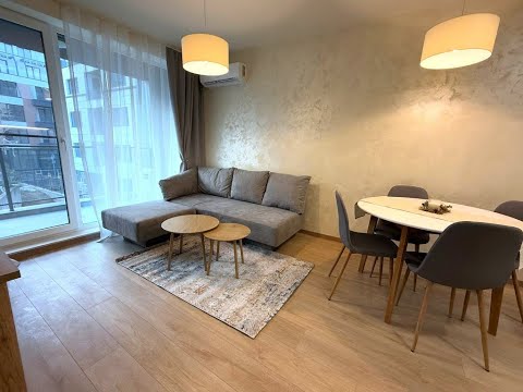 Видео: Двустаен апартамент под наем в гр. София, кв. Малинова долина (1BR for rent in Malinova dolina)