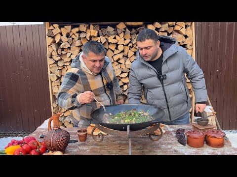 Видео: Джиз-быз , традиционное кавказское блюдо / Рецепт в казане