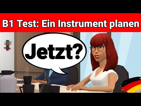 Видео: Устный экзамен по немецкому языку B1 | Совместное планирование/диалог |говорение Часть 3: Инструмент