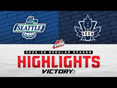 Видео: Сиэтл Тандербёрдс против Пенктон Вис, 11/07 | Лучшие моменты WHL 2025-26