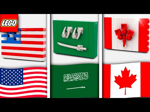 Видео: Микро-флаги LEGO | Сравнение