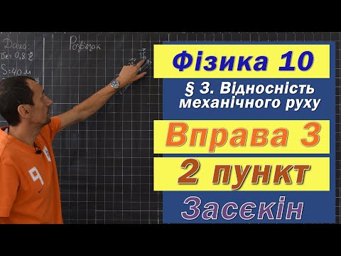 Видео: Засєкін Фізика 10 клас. Вправа № 3. 2 п