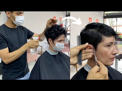 Видео: Стрижка пикси — руководство по очень короткой женской стрижке | Фарли Сантьяго