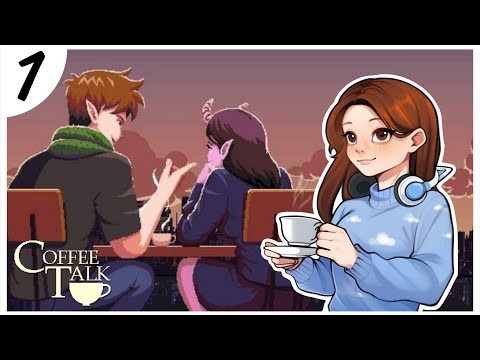 Видео: АТМОСФЕРНАЯ КОФЕЙНЯ! Прохождение Coffee Talk (1 часть)