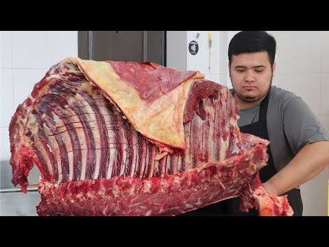 Видео: Казы Узбекская колбаса из конины | Kazy Uzbek sausage made of horse meat | Yashar Bek