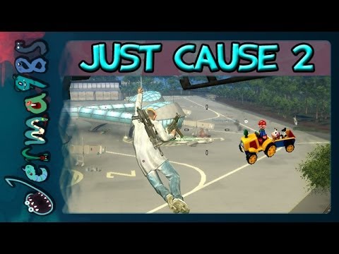 Видео: Многопользовательский режим Just Cause 2 — Битва игрушек!
