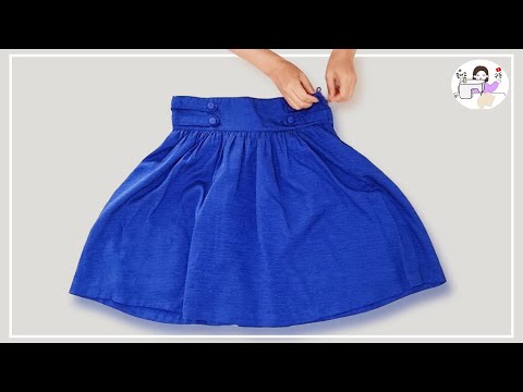 Видео: [Сделай сам] Из твоей старой юбки можно сделать роскошную одежду и чудесную сумку.