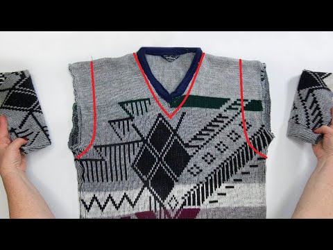 Видео: 🔴Не выкидывайте старый свитер, посмотрите, я сделала отличную вещь!