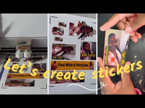 Видео: Как сделать наклейки с Cricut | Печать и вырезание для начинающих + пошаговое руководство