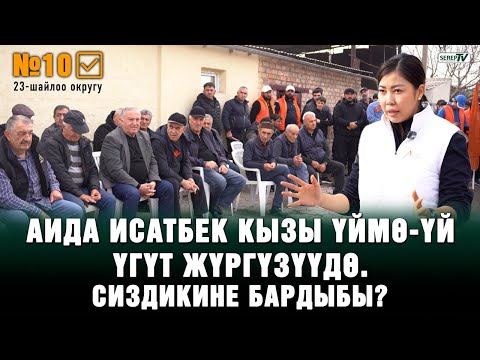 Видео: Аида Исатбек кызы: “Мектептен университетке чейинки өмүрүм 1-Май районунда өттү”