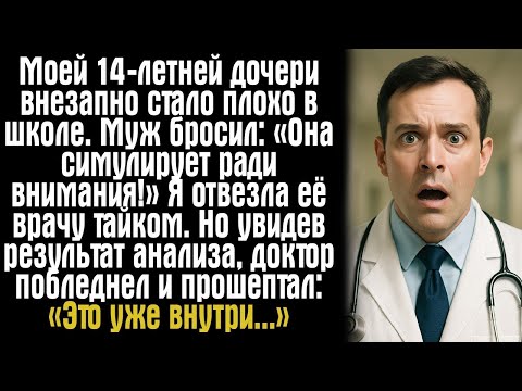 Видео: Моей 14-летней дочери внезапно стало плохо в школе. Муж бросил: «Она симулирует ради внимания!» Я...