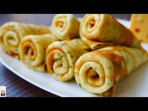 Видео: Вкусные Домашние Блинчики с Сыром | Это уже полноценный перекус
