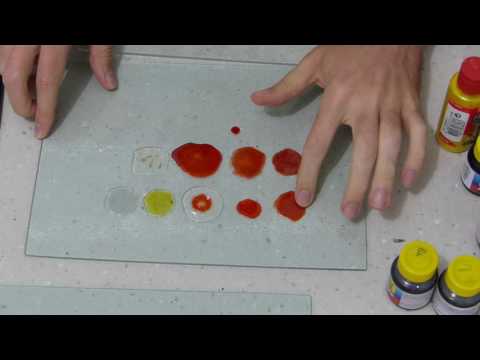 Видео: Рисование на стекле. Часть 4. Смешивание красок