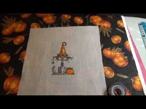 Видео: Прикладная вышивка. Мастер-класс по пошиву обложки на ежедневник.