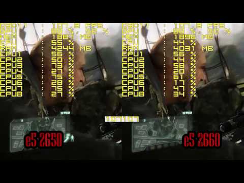 Видео: 720p Intel Xeon E5 2650 vs E5 2660 сравнение процессоров ( Huanan 2.46  LGA 2011 Nvidia gtx 1070 )