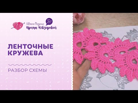 Видео: Как легко связать ленточные кружева? Ленточное кружево крючком