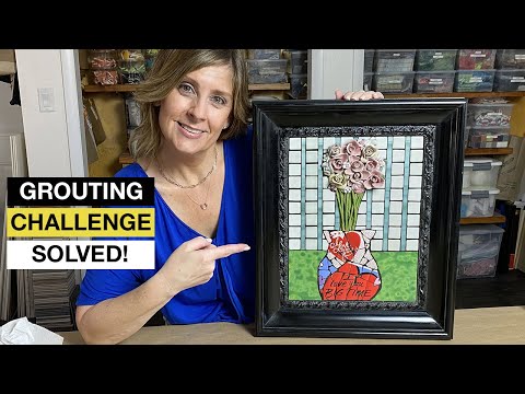 Видео: КАК ЧАСТИЧНО ЗАТИРАТЬ ШВЫ МОЗАИКИ | Простой способ отлично подходит для использования затирки раз...