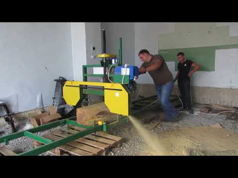 Видео: Работа  деревообрабатывающего станка Фермер 70