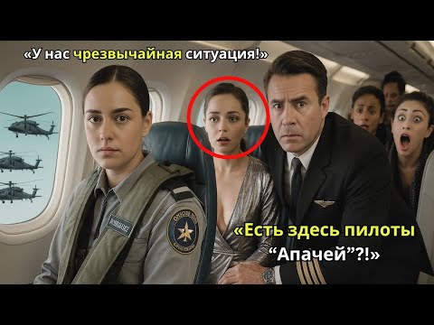 Видео: «Она была просто тихой девушкой на месте 14B — пока капитан не спросил: “Есть здесь пилоты ‘Апачей’?