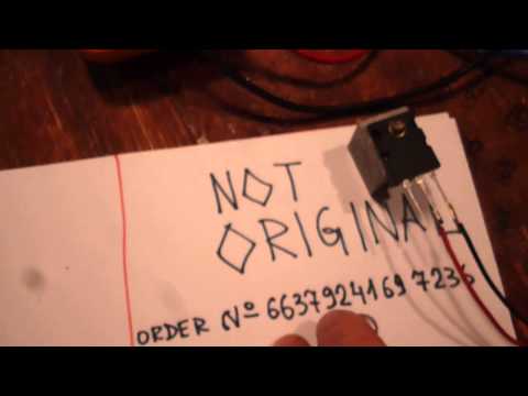 Видео: VovaMasterZvuk - aliexpress прислал не оригинальные, транзисторы, как проверить