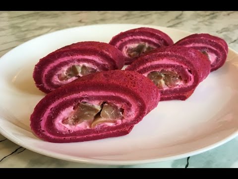 Видео: Свекольные Блинчики с Сельдью / Роллы из Блинов / Рулеты из Блинов / Простой Рецепт (Закуска)