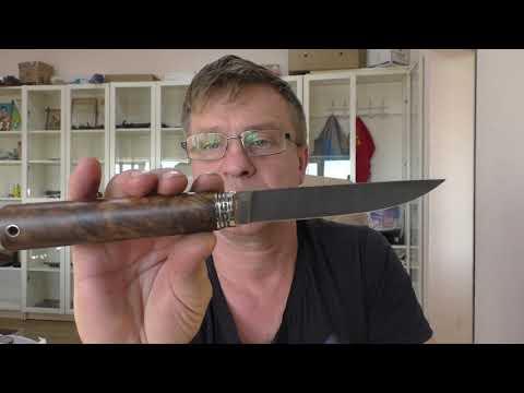 Видео: "Обвалочный", "Степной" и кухонные ножи из М390. Мастерская, "СЛОН & Ко".