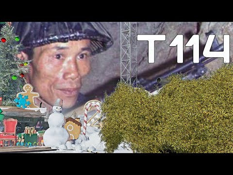 Видео: T114 ЖИВОЙ КУСТ в War Thunder