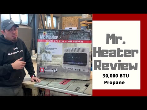 Видео: Пропановый обогреватель Mr. Heater мощностью 30 000 БТЕ — обзор