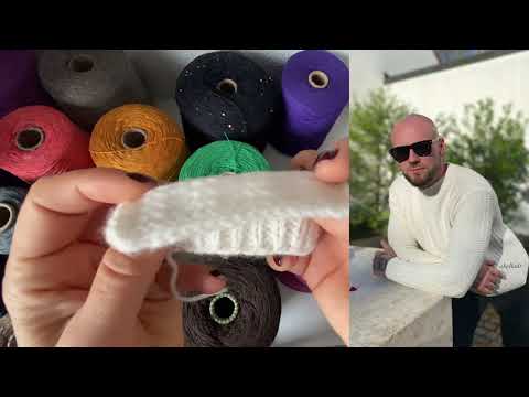 Видео: Итальянская бобинная пряжа/ Что можно связать.