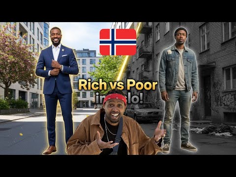 Видео: Я исследовал богатые и бедные районы Осло, Норвегия!!
