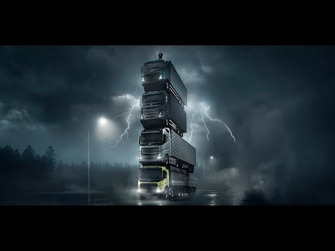 Видео: самые безумные трюки грузовиков Volvo