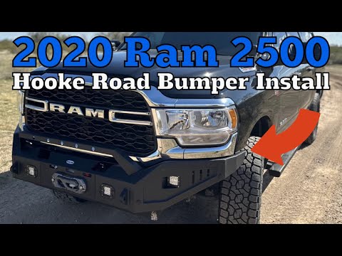 Видео: Как установить бампер для лебедки на Ram 2500 2019–2024 годов — Hooke Road