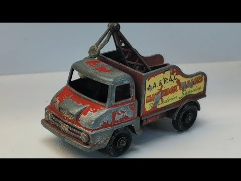 Видео: "Matchbox" реставрация Thames Trader Wreck Truck nr13 литой автомобиль