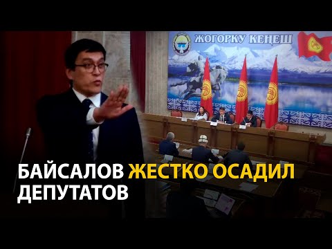 Видео: "Мы не пленные на допросе, а вы не офицеры Гестапо" - Байсалов жестко ответил на критику депутатов