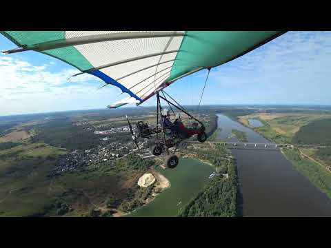 Видео: Полёт над рекой Окой