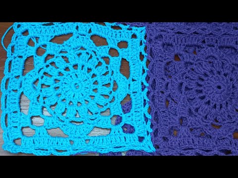 Видео: Подробный МК. Красивый мотив крючком. Соединение мотивов.