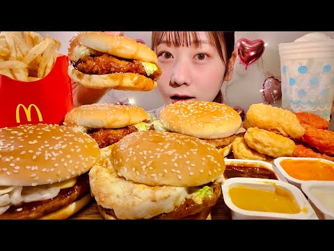 Видео: ASMR Макдоналдс【русские субтитры】【Mukbang/ Eating Sounds】