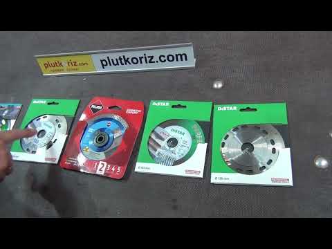 Видео: Ч4 Перевірка роботи дисків по керамограніту Distar ESTHETE, ESTHETE Li-on, Perfect, Bihui Slim, Rubi