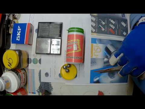 Видео: Тест навесок пороха Д-20 через "хрон" (32гр) пуля, странный результат