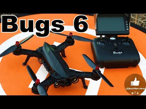 Видео: ✔ FPV Квадрокоптер MJX Bugs 6 B6! Распаковка и Обзор! Rcmoment.com