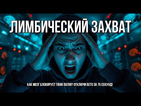 Видео: Лимбический Захват: Как Мозг Блокирует Твою Волю? Отключи ВЕТО за 75 Секунд! 🧠